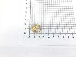 anillo oro 18k con circonita 
