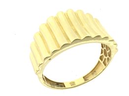 anillo oro 18k con circonita 