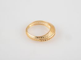 anillo oro 18k con circonita 