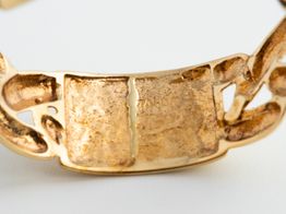 anillo oro 18k con circonita 