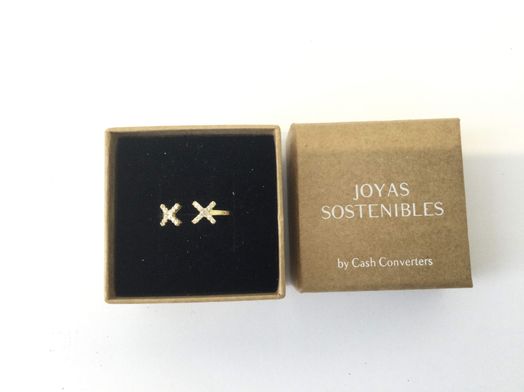anillo oro 18k con circonita 
