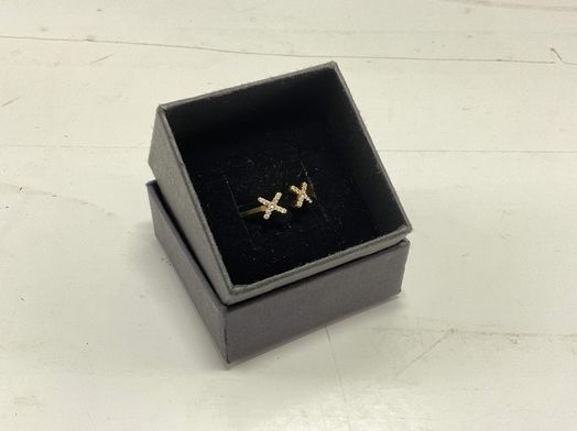 anillo oro 18k con circonita 
