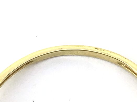anillo oro 18k con circonita 
