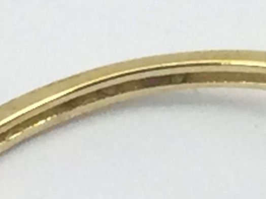 anillo oro 18k con circonita 