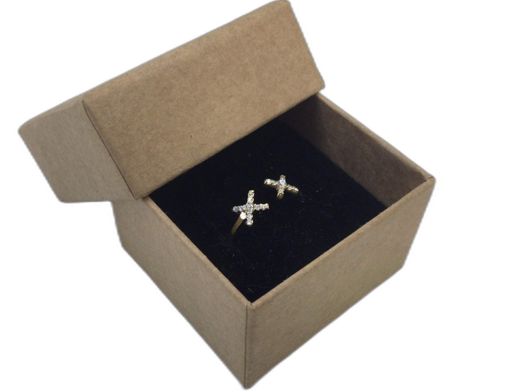 anillo oro 18k con circonita 