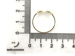 anillo oro 18k con circonita 