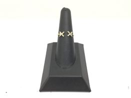 anillo oro 18k con circonita 