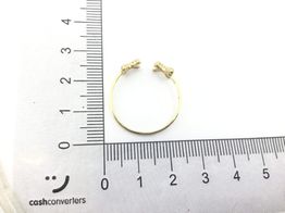 anillo oro 18k con circonita 