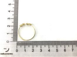 anillo oro 18k con circonita 