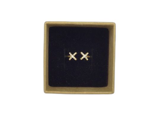 anillo oro 18k con circonita 