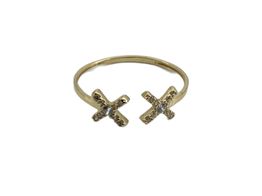 anillo oro 18k con circonita