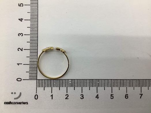 anillo oro 18k con circonita