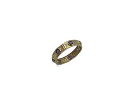 anillo oro 18k con circonita 