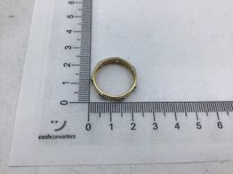 anillo oro 18k con circonita 