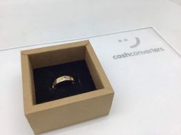anillo oro 18k con circonita 
