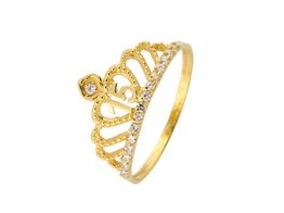 anillo oro 18kt corona numero 15