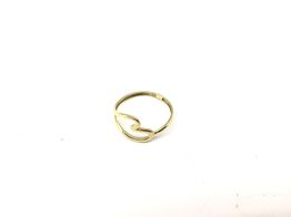 anillo oro 18k con circonita 