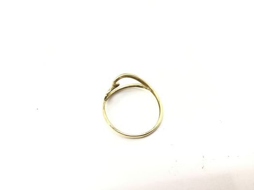 anillo oro 18k con circonita 