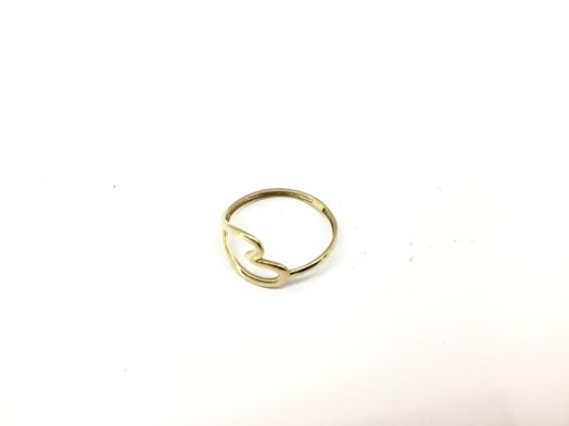 anillo oro 18k con circonita 