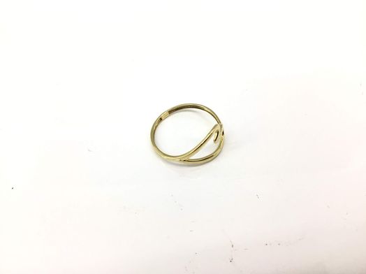 anillo oro 18k con circonita 