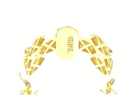 anillo oro 18k con circonita 