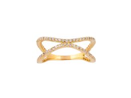 anillo oro 18k con circonita 