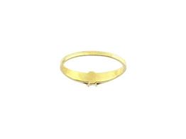 anillo oro 18k con circonita 