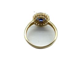 anillo oro 18k con circonita 