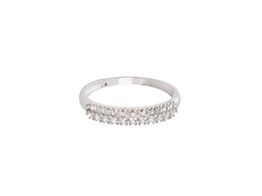 anillo oro 18k con circonita 