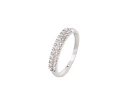 anillo oro 18k con circonita 
