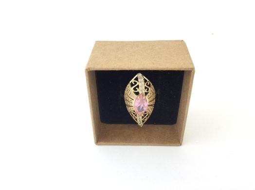 anillo oro 18k con circonita 