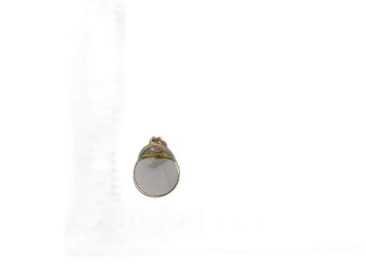 anillo oro 18k con circonita 