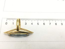 anillo oro 18k con circonita 