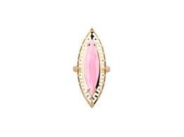 anillo oro 18k con circonita 
