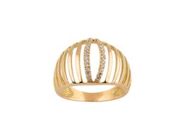 anillo oro 18k con circonita 