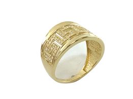 anillo oro 18k con circonita 