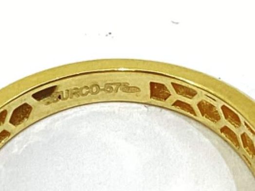 anillo oro 18k 