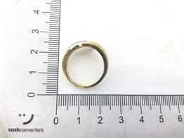 anillo oro 18k con circonita 