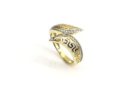 anillo oro 18k con circonita 