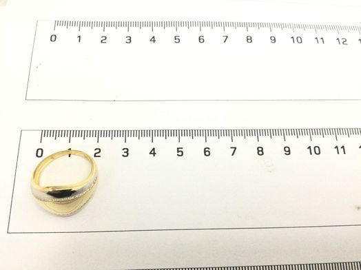 anillo oro 18k con circonita 
