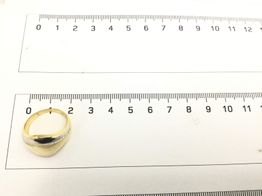 anillo oro 18k con circonita 
