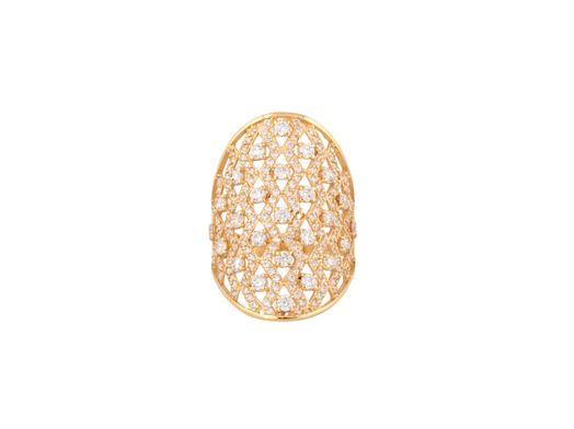 anillo oro 18k con circonita 