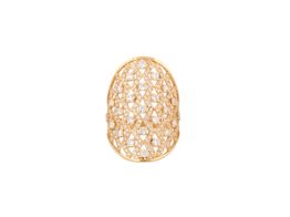 anillo oro 18k con circonita 