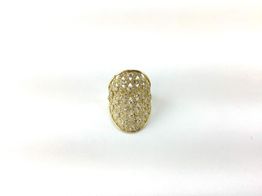 anillo oro 18k con circonita 