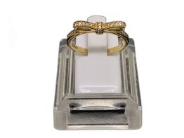 anillo oro 14k con circonita 
