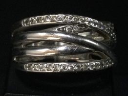 anillo plata 925mm con circonita 