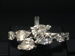 anillo plata 925mm con circonita 