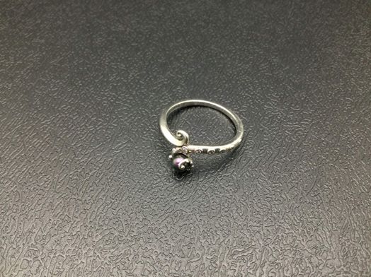 anillo plata 925mm con circonita 