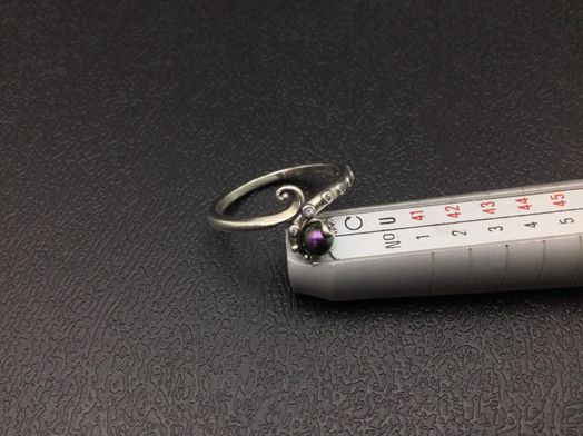 anillo plata 925mm con circonita 