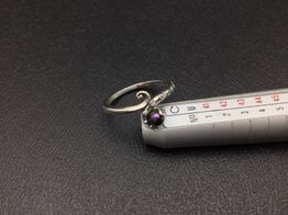 anillo plata 925mm con circonita 